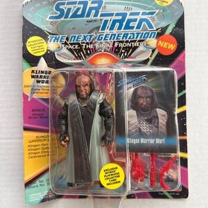 1993 Playmates Star Trek The Next Generation Klingon Warrior Worf.